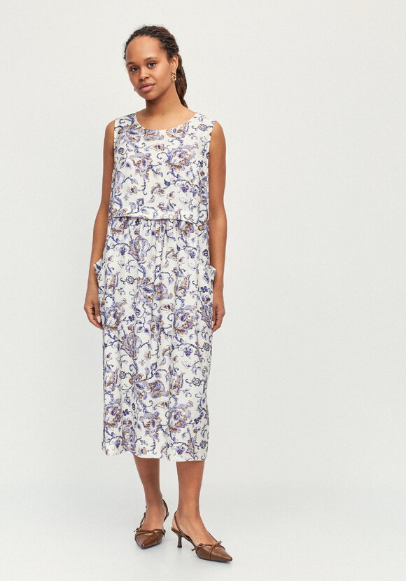 Сарафан изо льна с карманами Аурелия шир.  580, рис. 12