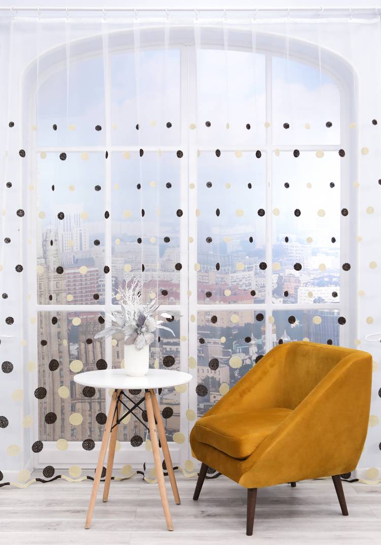 Тюль интерьерный Жемчужный дождь шир.  750, рис. 9