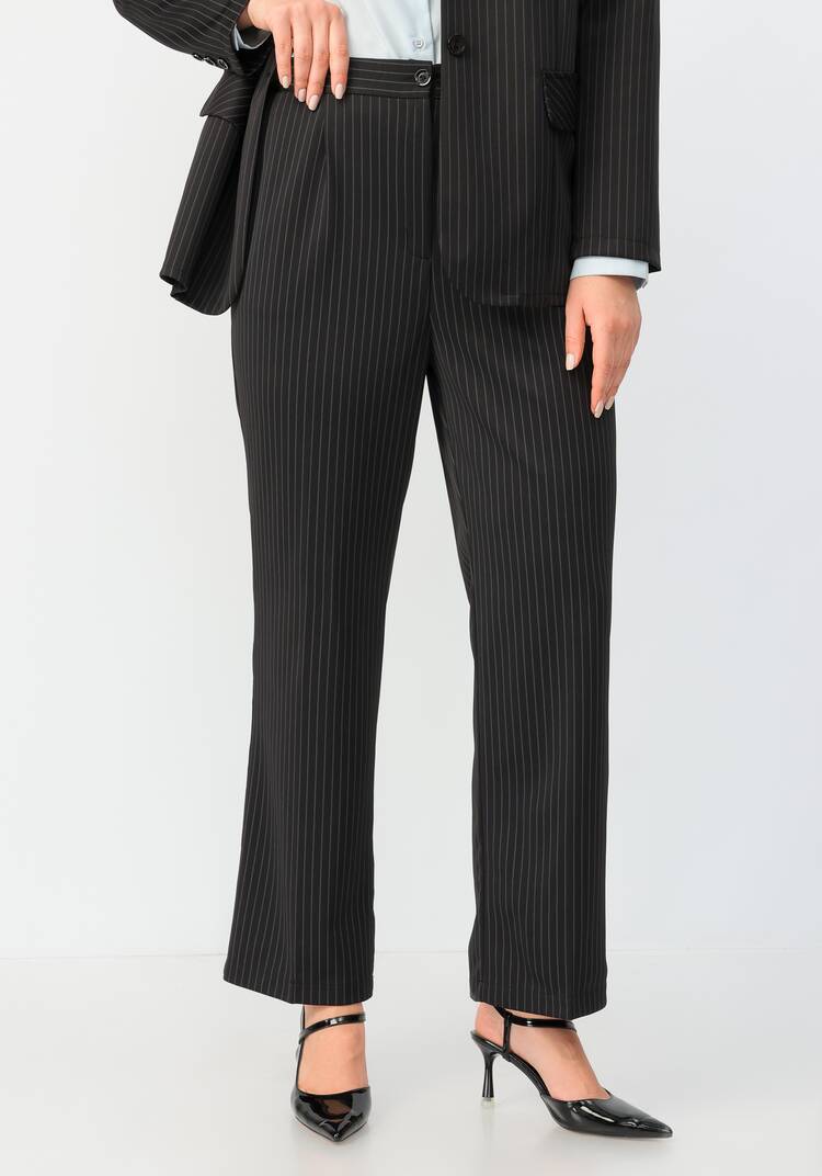 Брюки прямого кроя в полоску шир.  750, рис. 27