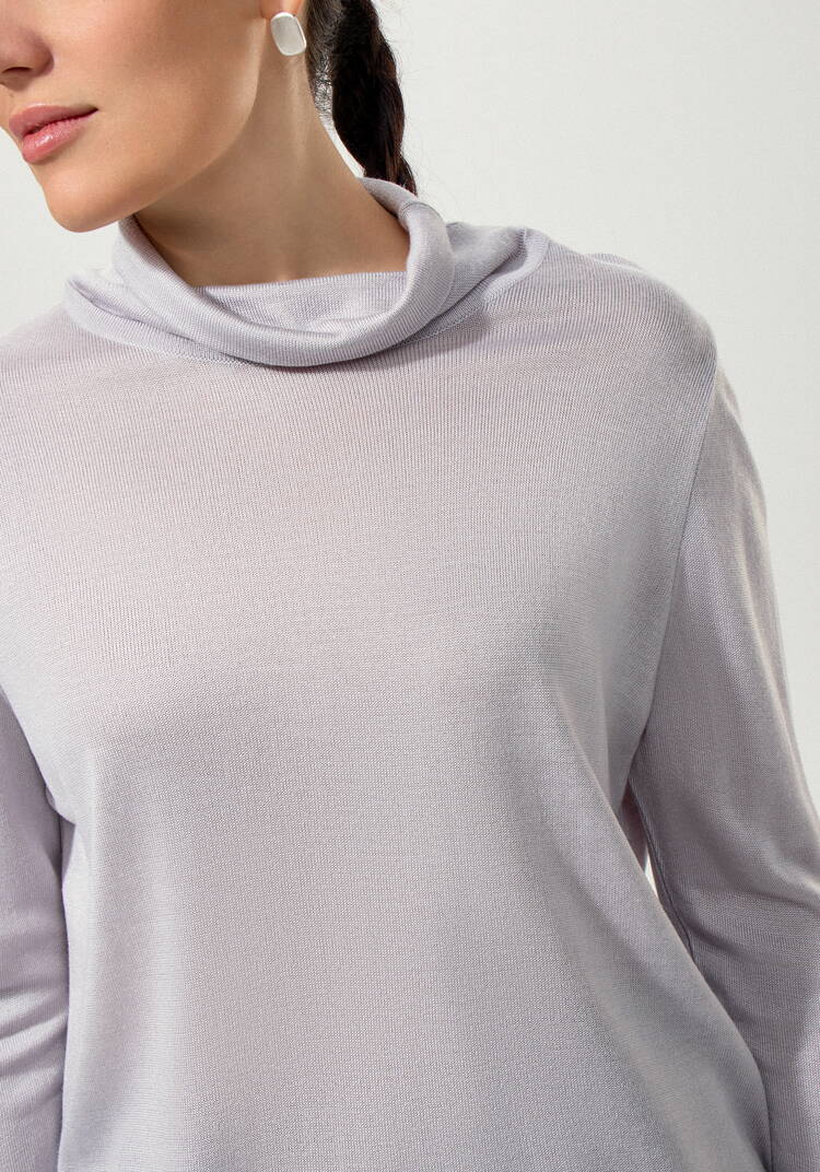 Водолазка удлиненная с воротником хомут шир.  750, рис. 12