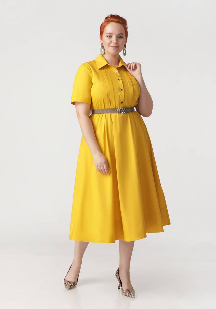 Платье с юбкой полусолнце шир.  750, рис. 6