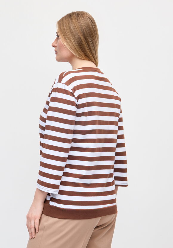 Свитшот в полоску Французский шарм шир.  580, рис. 3