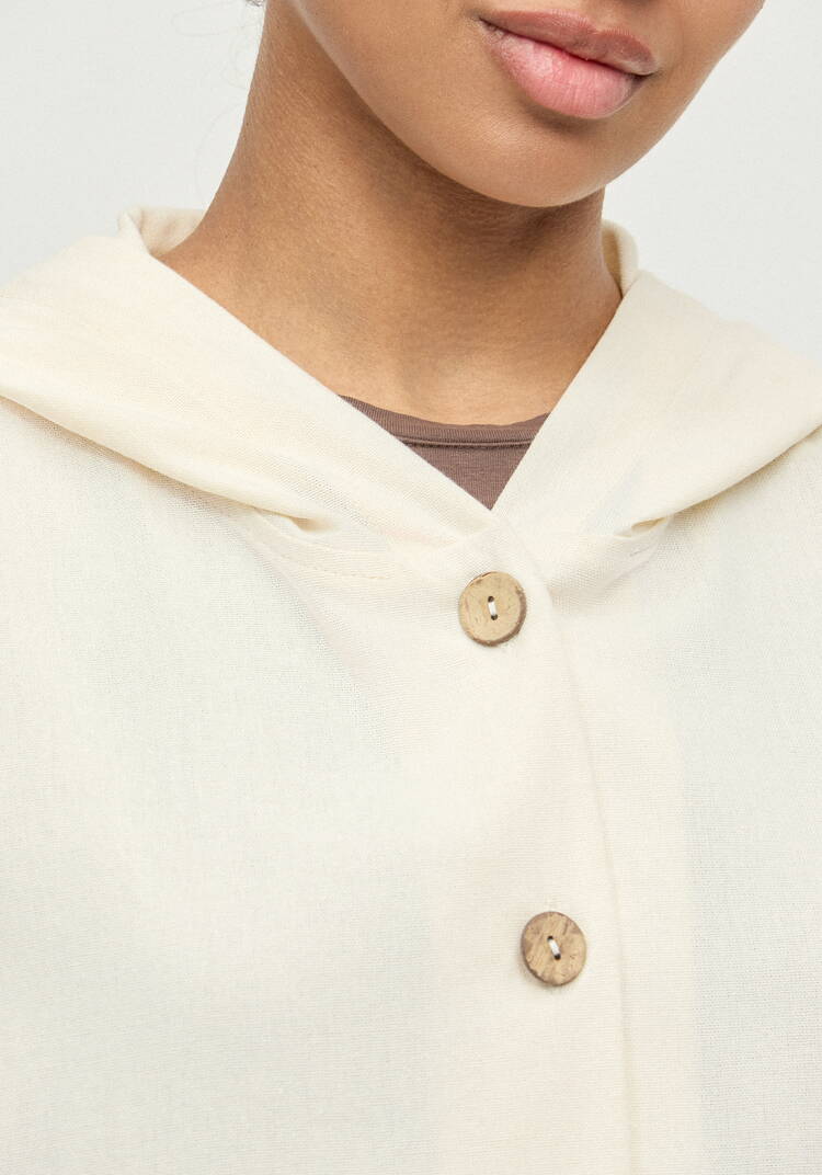 Блуза льняная с рукавами кимоно шир.  750, рис. 6