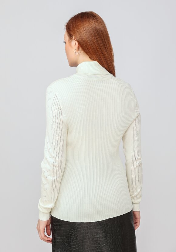 Водолазка из вискозы с ажурным узором шир.  580, рис. 25