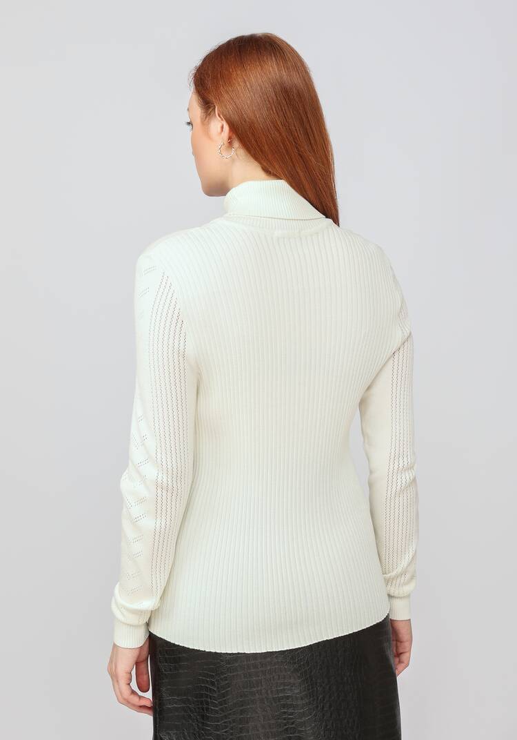 Водолазка из вискозы с ажурным узором шир.  750, рис. 25