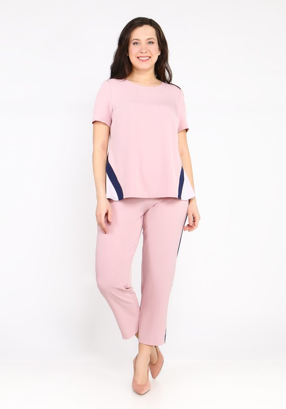 Блуза с коротким рукавом Мия шир.  580, рис. 11