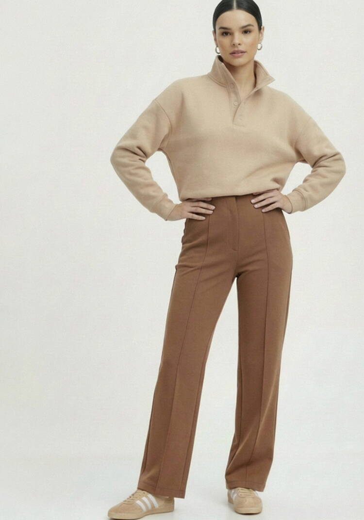 Брюки прямые с стрелками шир.  750, рис. 16