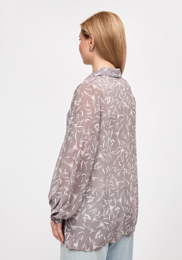 Рубашка из шифона Иветта шир.  580, рис. 3