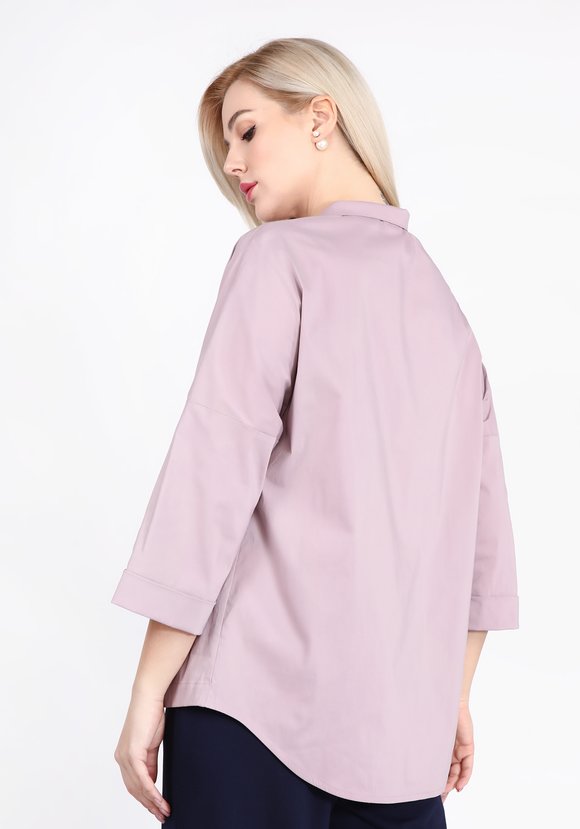 Блуза с ассиметричной застежкой шир.  580, рис. 6