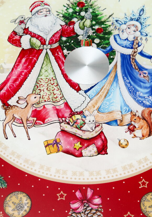 Тортовница вращающаяся Новогодняя коллекция шир.  580, рис. 8