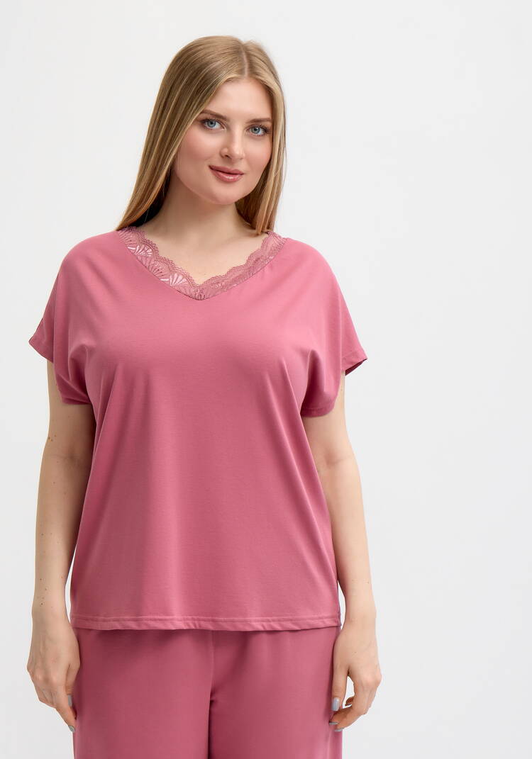 Майка с кружевом шир.  750, рис. 9