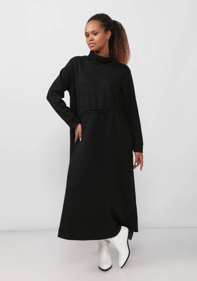 Платье из трикотажной ткани с кулиской шир.  750, рис. 17