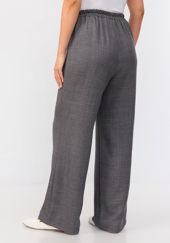 Брюки свободного кроя на резинке по поясу шир.  580, рис. 41