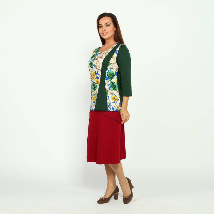 Юбка-трапеция на резинке шир.  750, рис. 26