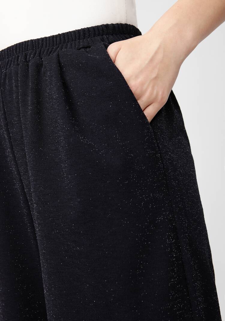 Брюки свободного кроя с метанитью шир.  750, рис. 5