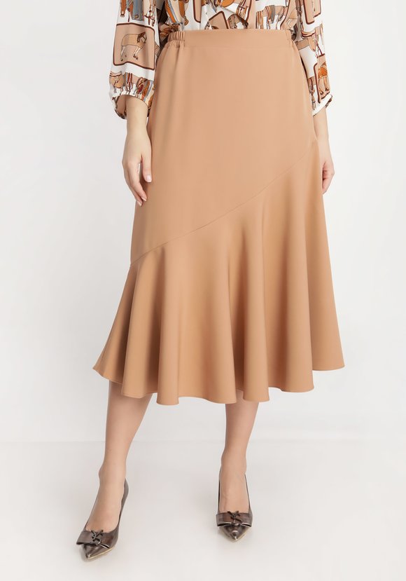 Юбка расклешенного силуэта шир.  580, рис. 1