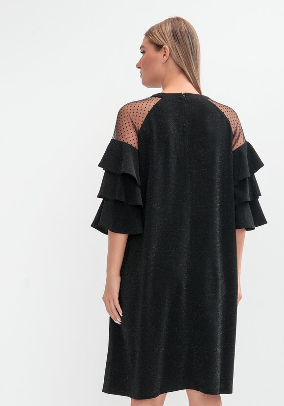 Платье с рукавом волан шир.  580, рис. 3