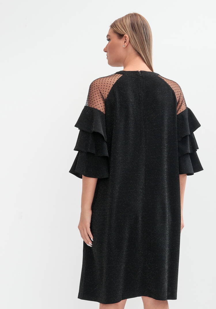 Платье с рукавом волан шир.  750, рис. 3