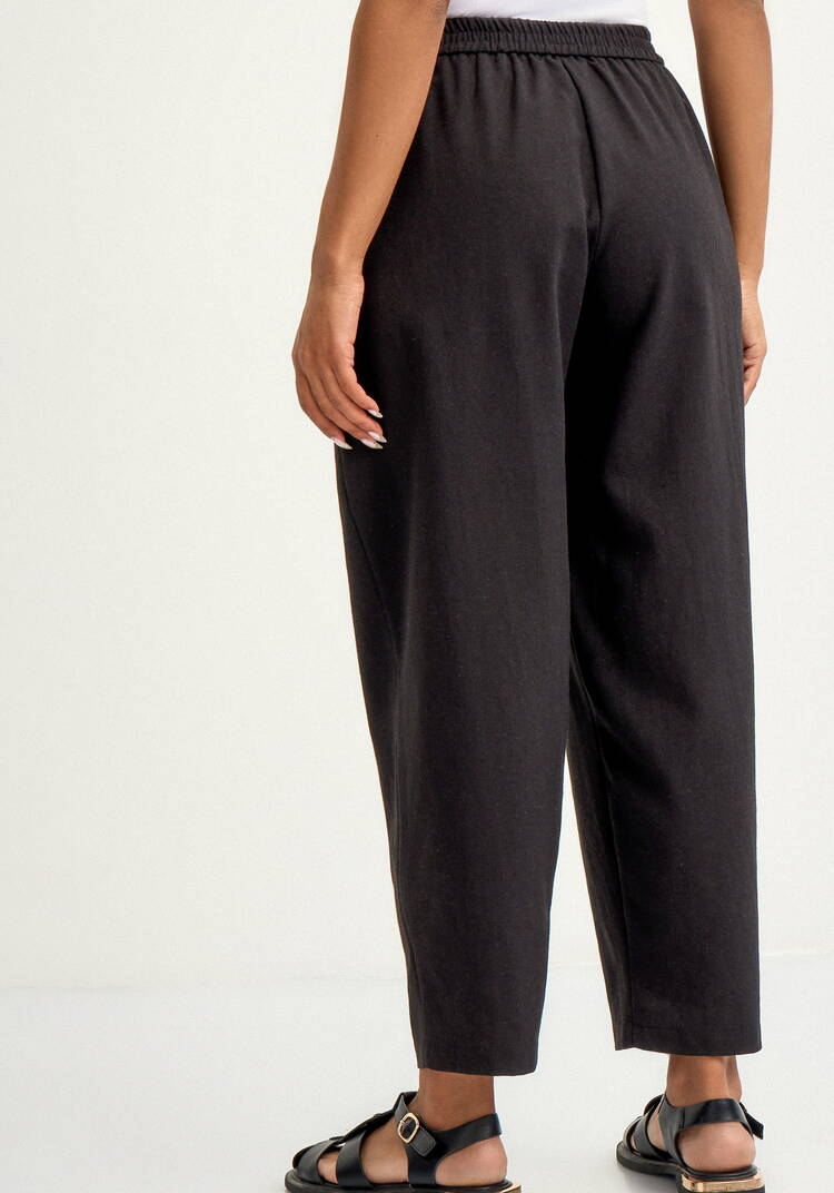 Брюки изо льна с карманами шир.  750, рис. 3