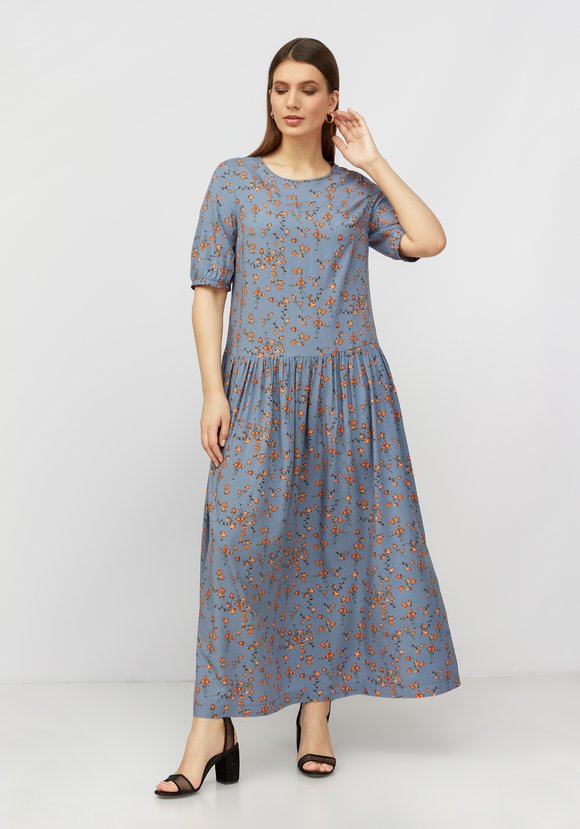 Платье женское с заниженной талией Лиана шир.  580, рис. 15