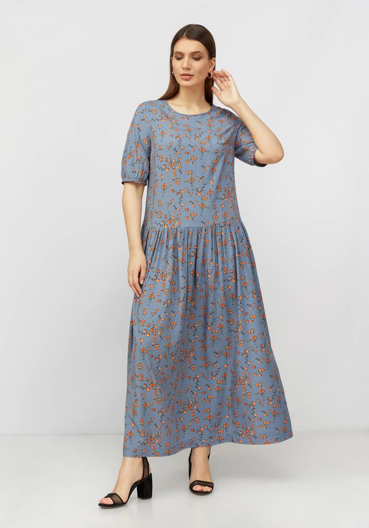 Платье женское с заниженной талией Лиана шир.  750, рис. 15