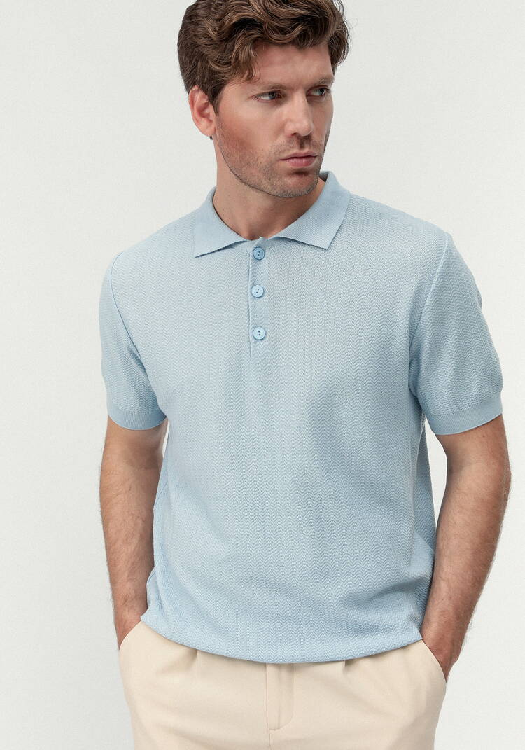 Поло классического кроя шир.  750, рис. 26