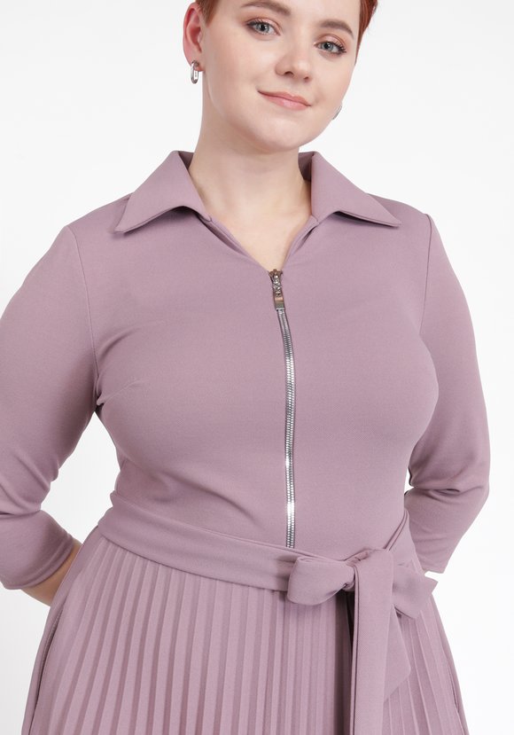 Платье с гофрированной юбкой шир.  580, рис. 5