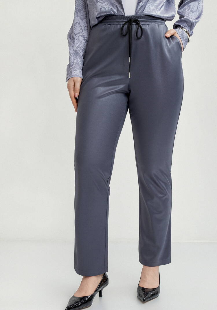 Брюки из трикотажа под кожу шир.  750, рис. 9