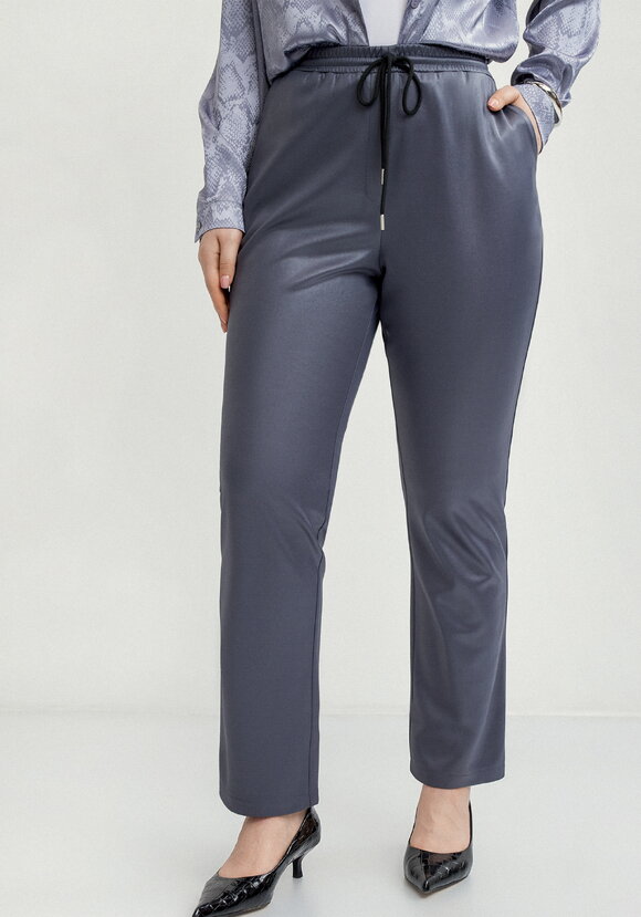 Брюки из трикотажа под кожу шир.  580, рис. 9