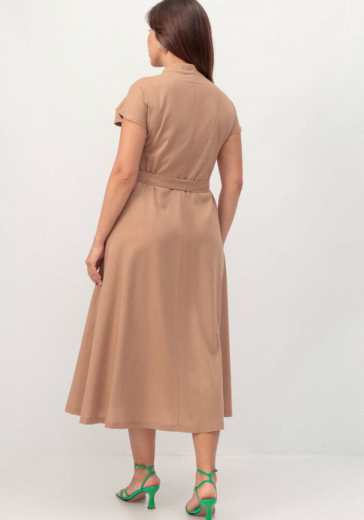 Платье-сафари А-силуэта шир.  750, рис. 11