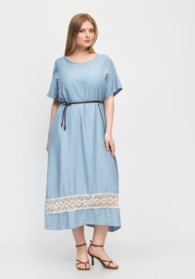 Платье изо льна Кружевная сказка