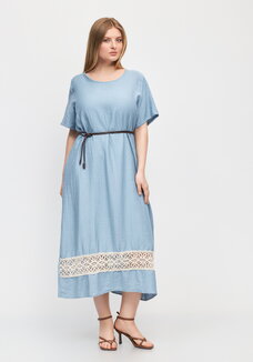 Платье изо льна Кружевная сказка