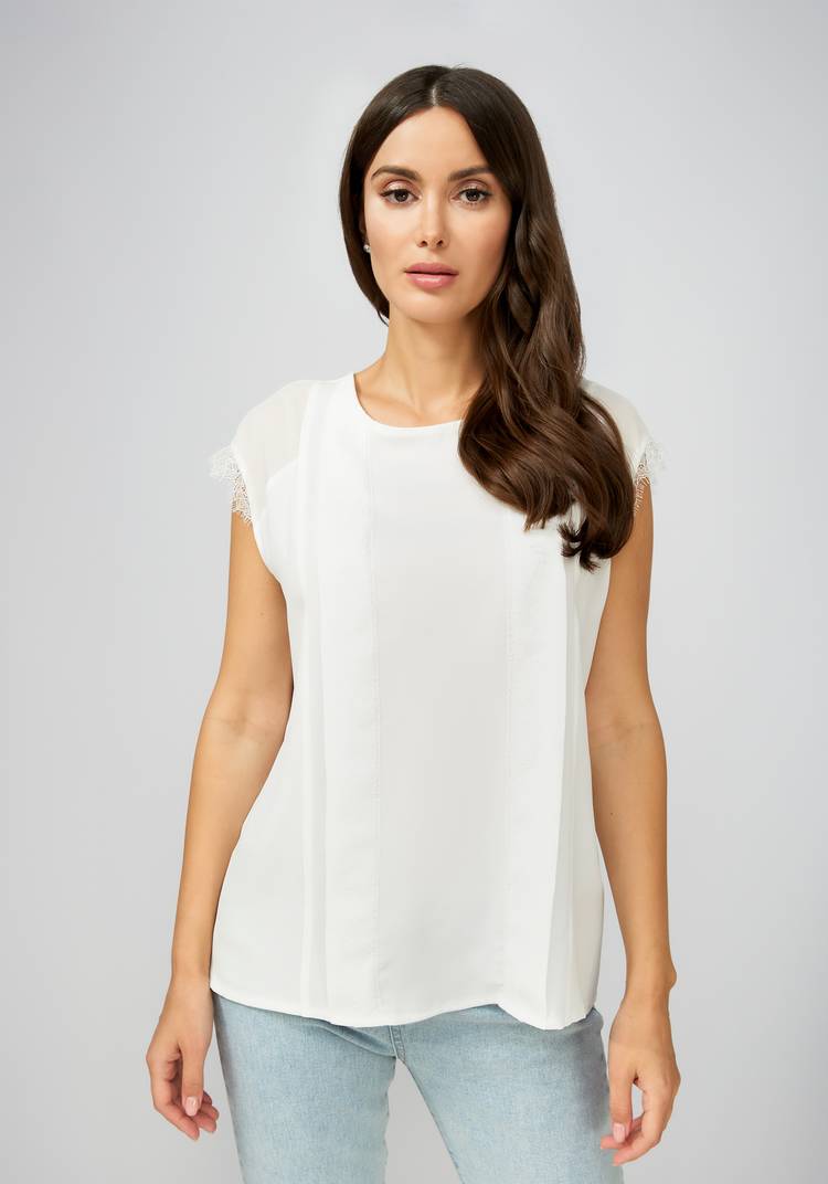 Топ с вставками кружева шир.  750, рис. 12