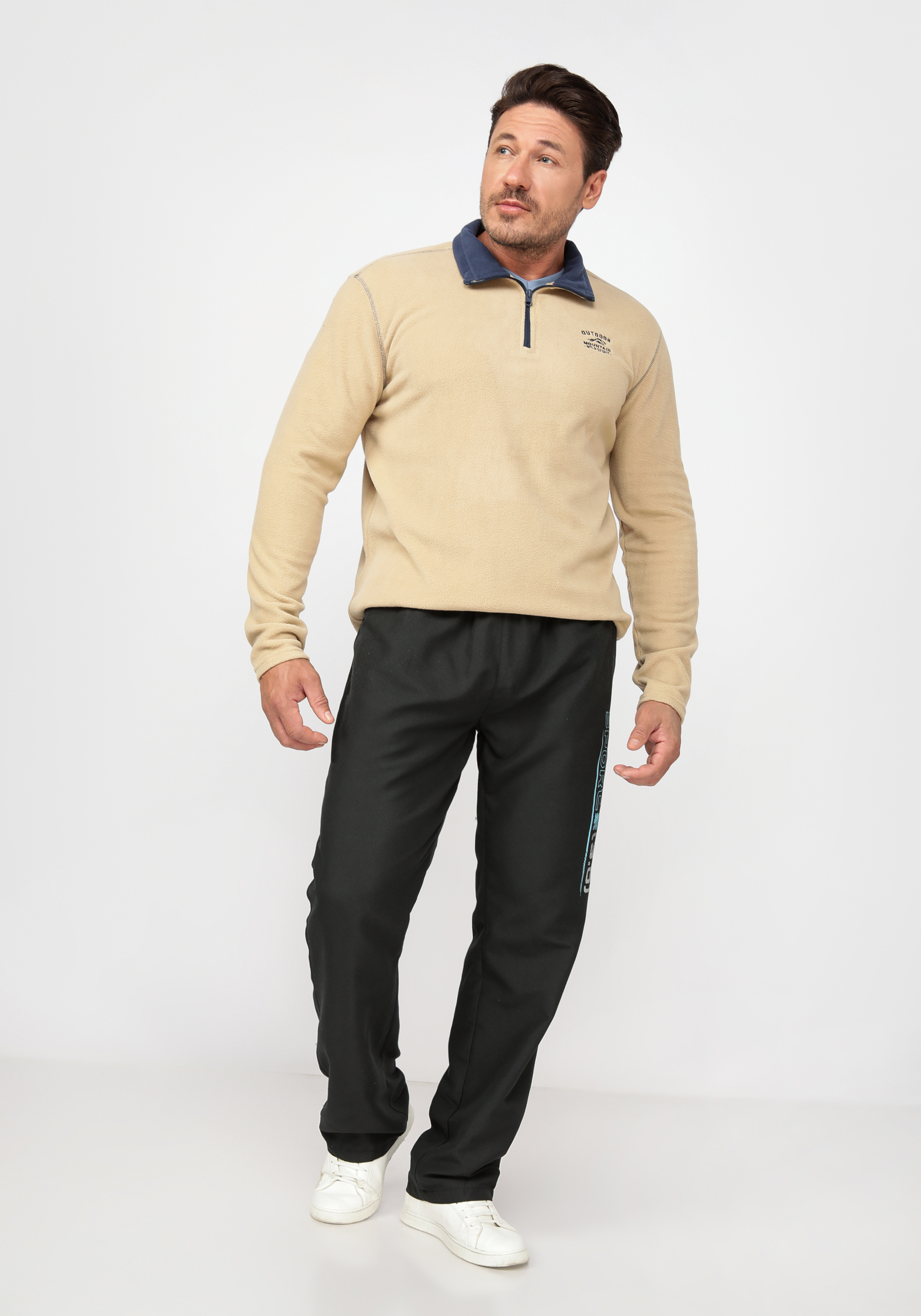 Комплект свитеров из микрофлиса "Энтони" Atlas for men, размер 46-48, цвет бежевый - фото 2