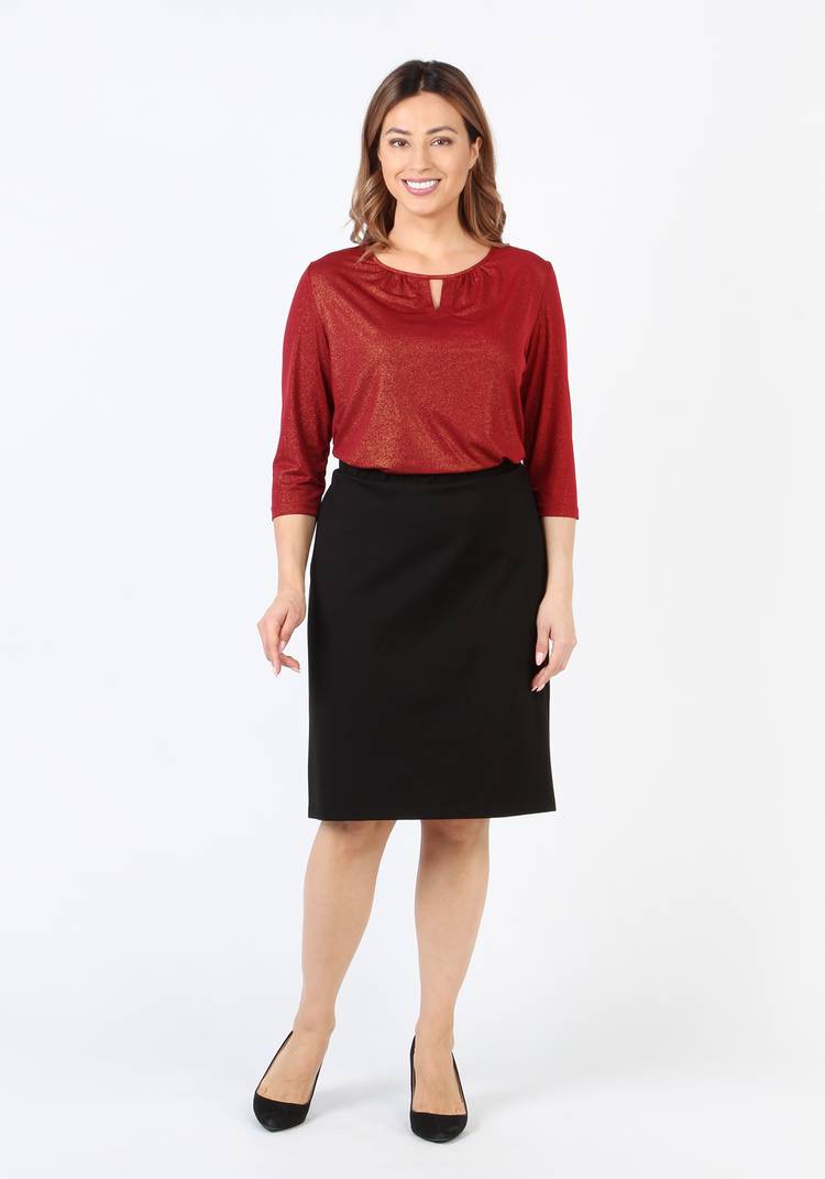 Юбка из плотной ткани Деми шир.  750, рис. 4