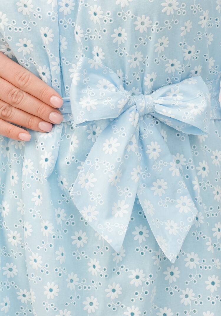 Платье с имитацией вышивки шир.  750, рис. 6