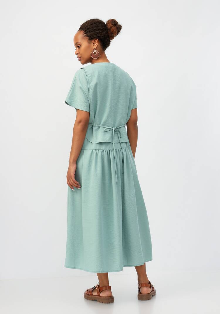 Платье-трансформер с жилетом шир.  750, рис. 3