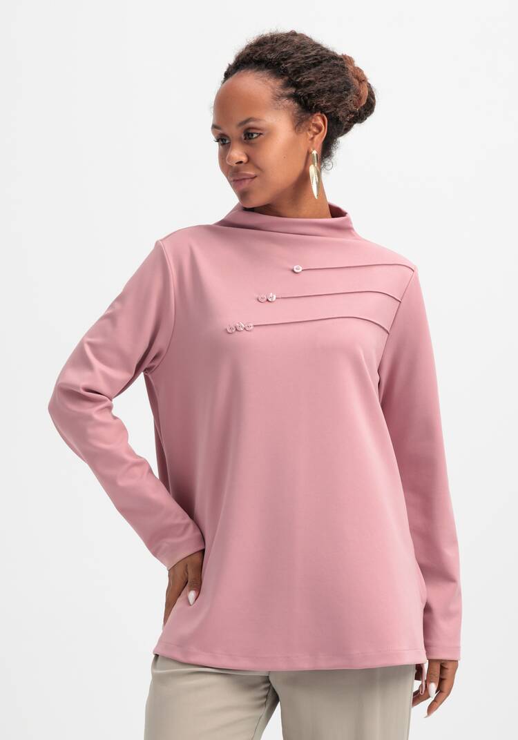 Туника свободного кроя с декором на груди шир.  750, рис. 9