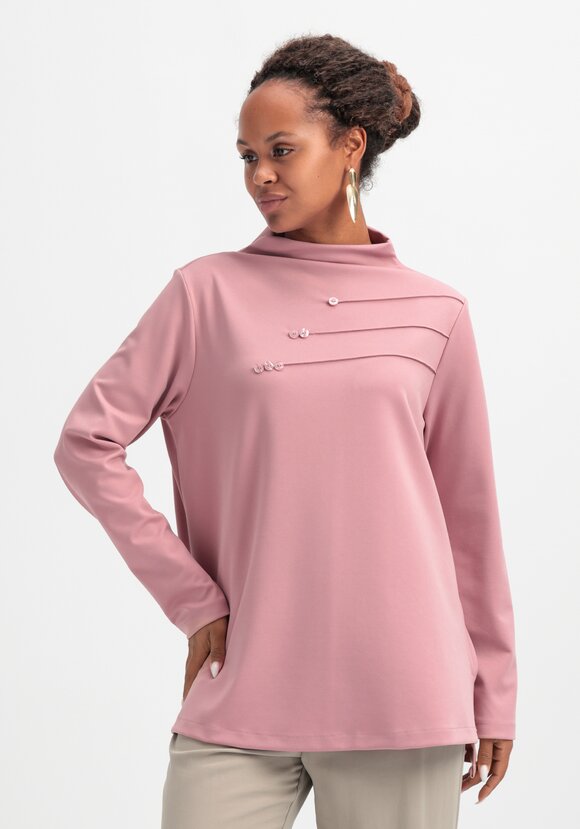 Туника свободного кроя с декором на груди шир.  580, рис. 9