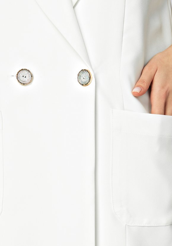 Жилет двубортный с карманами шир.  580, рис. 2