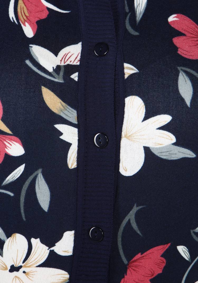 Кардиган Невероятное цветение шир.  750, рис. 10