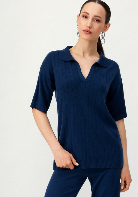 Поло удлиненное с вертикальной полосой шир.  580, рис. 12