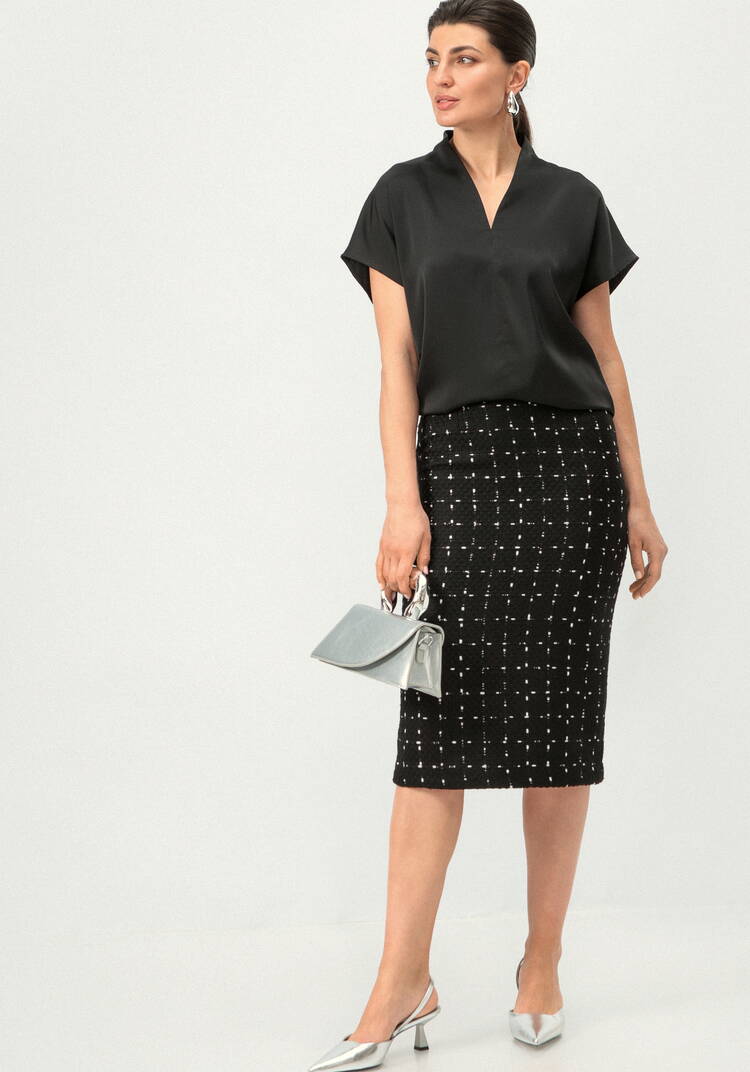 Юбка классическая миди шир.  750, рис. 15