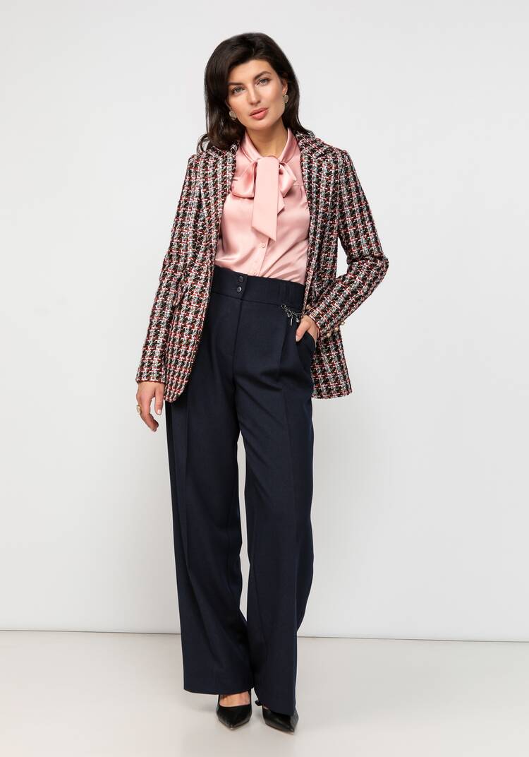 Брюки со стрелками и декором шир.  750, рис. 9