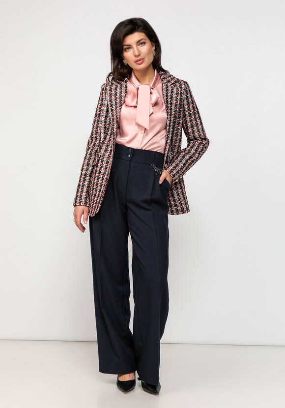 Брюки со стрелками и декором шир.  580, рис. 9