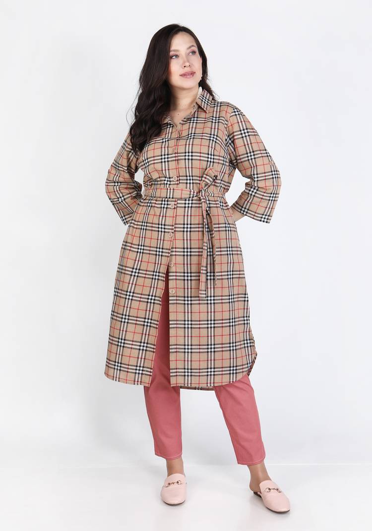 Платье-рубашка с кокеткой на спинке шир.  750, рис. 5