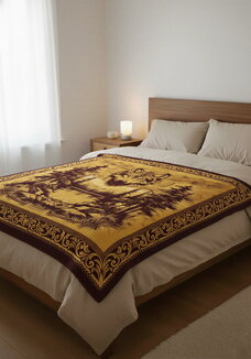 Простыня махровая Царь зверей