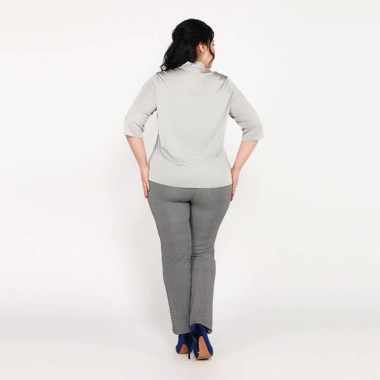 Блуза однотонная шир.  750, рис. 4