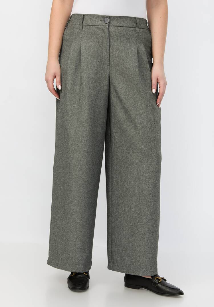 Брюки свободного силуэта с защипами шир.  750, рис. 4