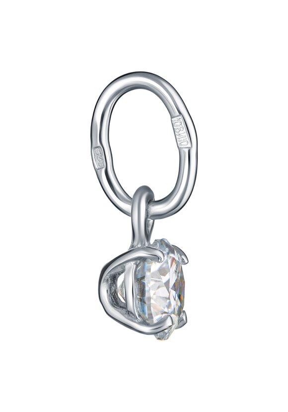 Подвеска серебряная Чарующая элегантность шир.  580, рис. 2